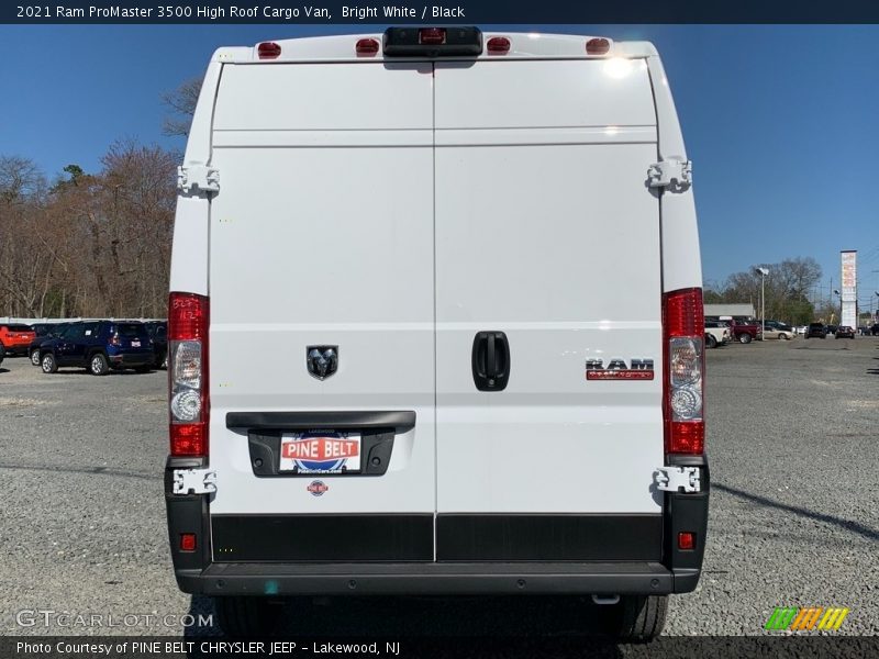 Bright White / Black 2021 Ram ProMaster 3500 High Roof Cargo Van