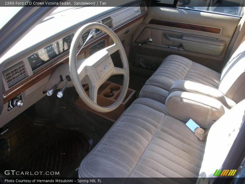 Sandalwood / Tan 1989 Ford LTD Crown Victoria Sedan