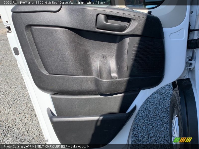 Bright White / Black 2021 Ram ProMaster 3500 High Roof Cargo Van