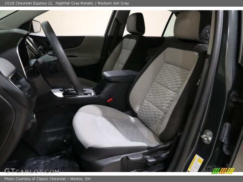 Nightfall Gray Metallic / Medium Ash Gray 2018 Chevrolet Equinox LS