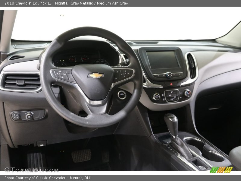 Nightfall Gray Metallic / Medium Ash Gray 2018 Chevrolet Equinox LS