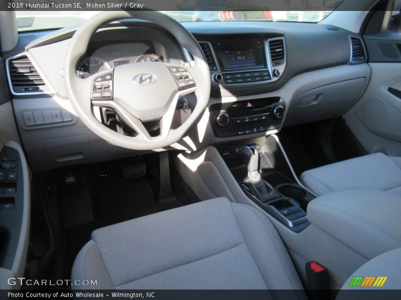 Molten Silver / Gray 2018 Hyundai Tucson SE