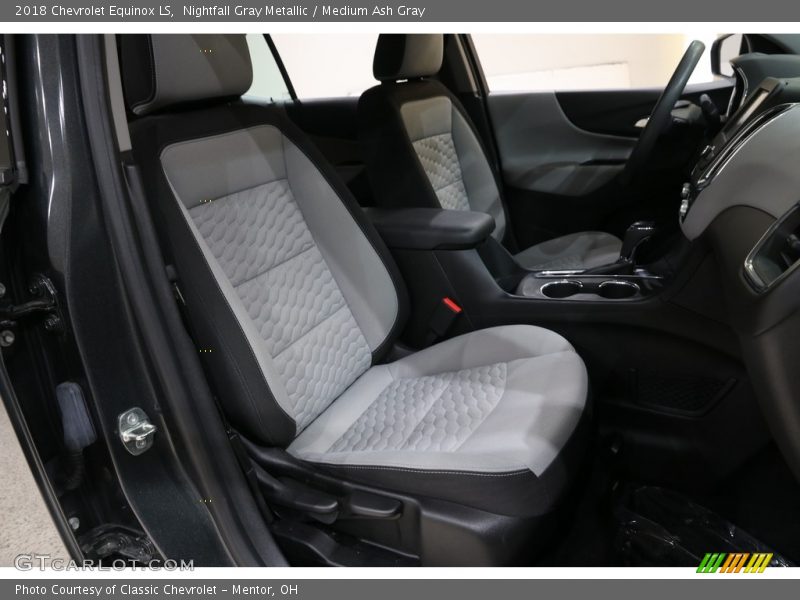 Nightfall Gray Metallic / Medium Ash Gray 2018 Chevrolet Equinox LS