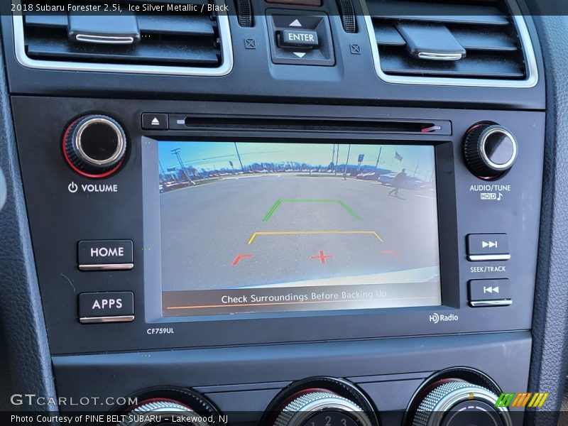 Ice Silver Metallic / Black 2018 Subaru Forester 2.5i