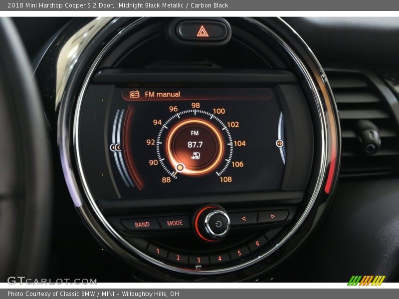 Midnight Black Metallic / Carbon Black 2018 Mini Hardtop Cooper S 2 Door