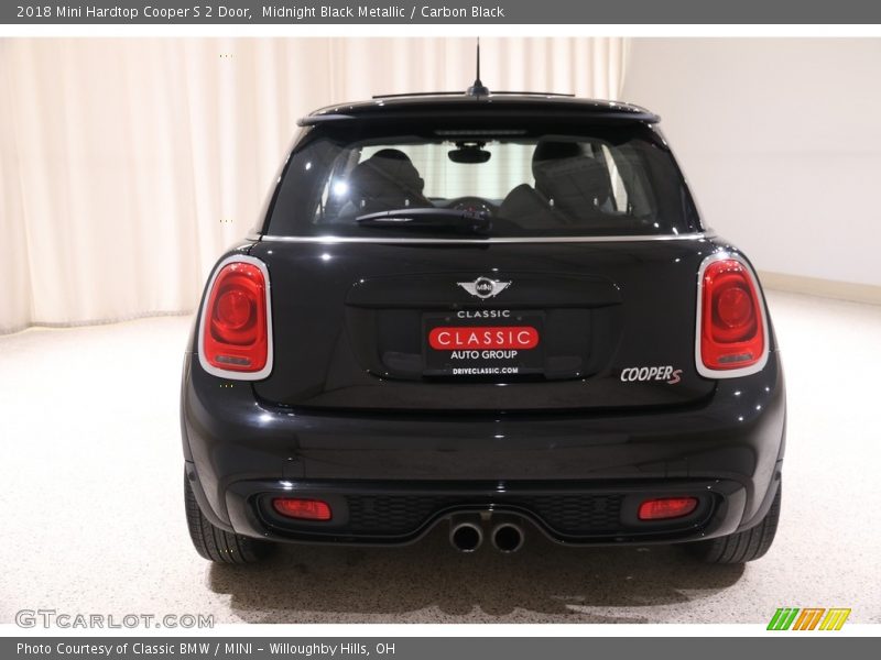 Midnight Black Metallic / Carbon Black 2018 Mini Hardtop Cooper S 2 Door