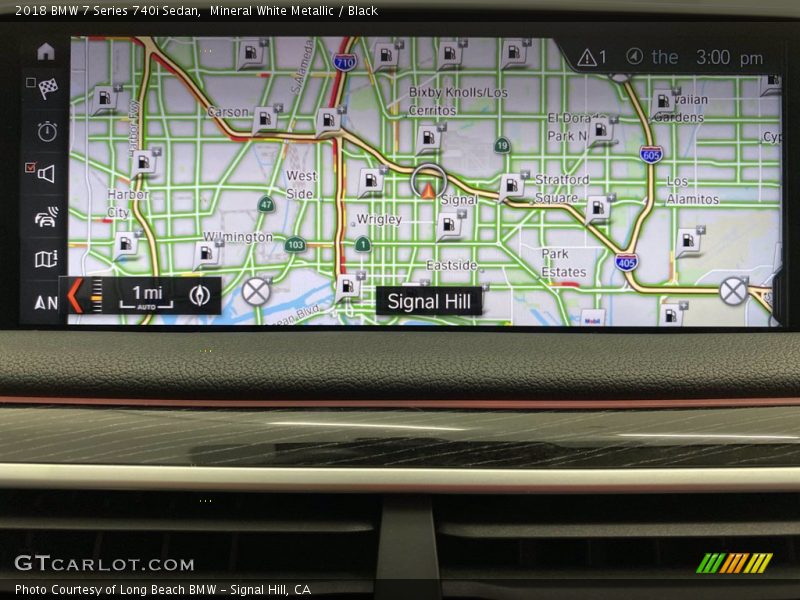 Mineral White Metallic / Black 2018 BMW 7 Series 740i Sedan