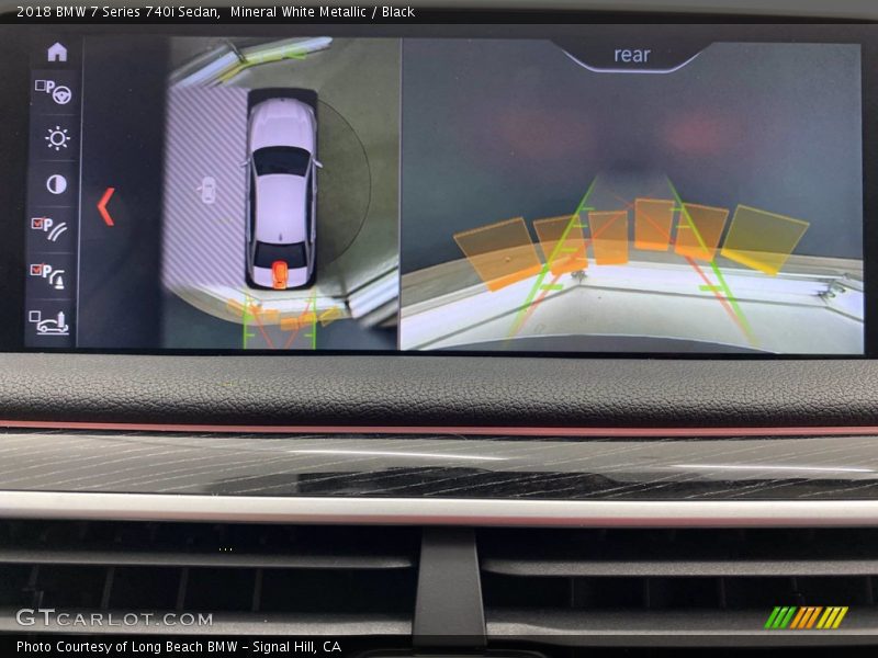 Mineral White Metallic / Black 2018 BMW 7 Series 740i Sedan