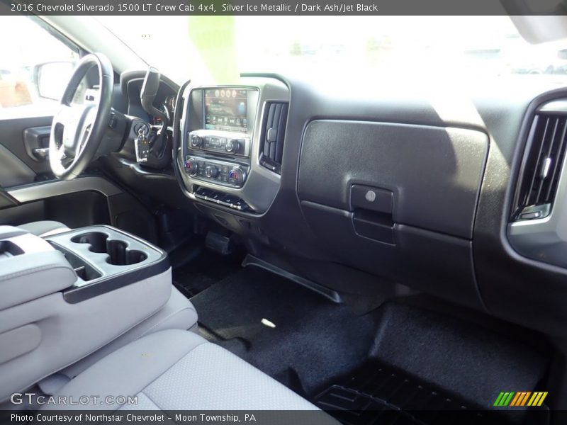 Silver Ice Metallic / Dark Ash/Jet Black 2016 Chevrolet Silverado 1500 LT Crew Cab 4x4