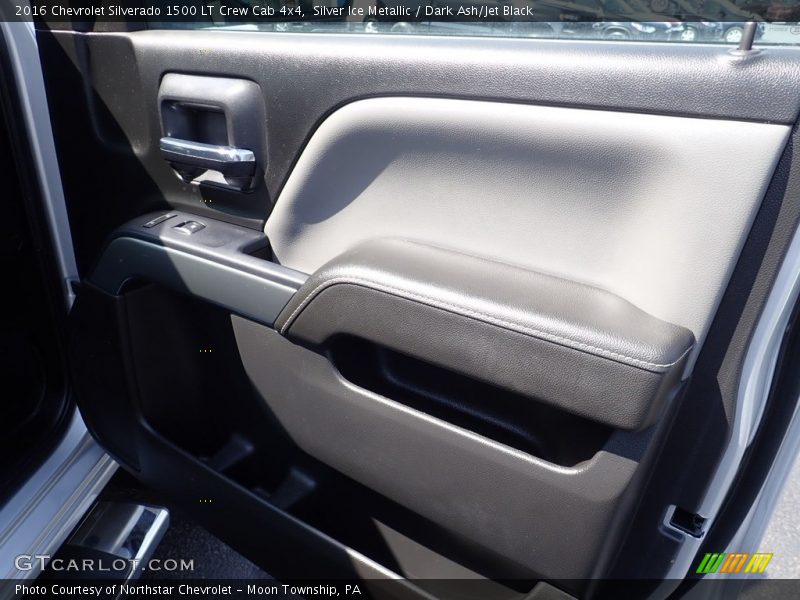 Silver Ice Metallic / Dark Ash/Jet Black 2016 Chevrolet Silverado 1500 LT Crew Cab 4x4