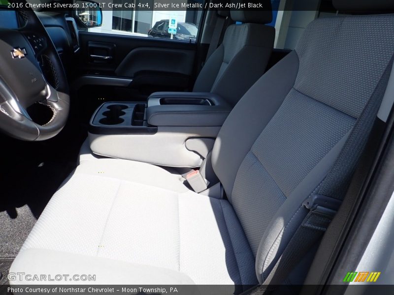 Silver Ice Metallic / Dark Ash/Jet Black 2016 Chevrolet Silverado 1500 LT Crew Cab 4x4