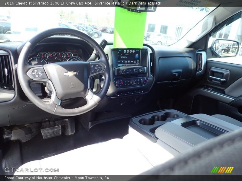 Silver Ice Metallic / Dark Ash/Jet Black 2016 Chevrolet Silverado 1500 LT Crew Cab 4x4