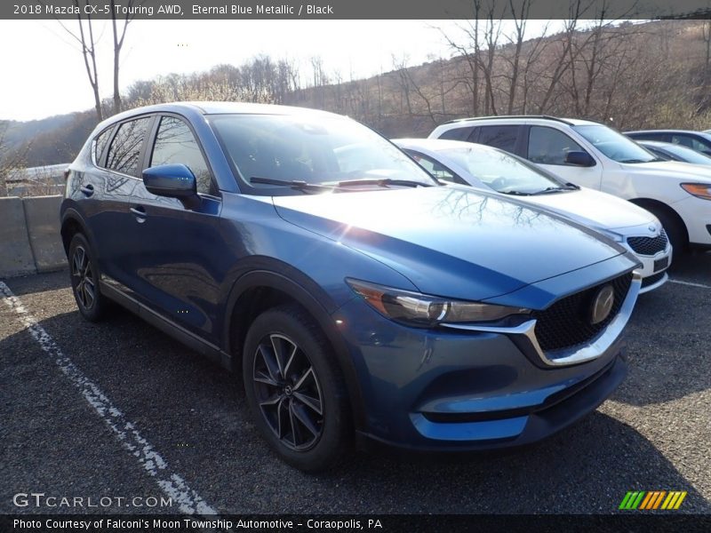 Eternal Blue Metallic / Black 2018 Mazda CX-5 Touring AWD