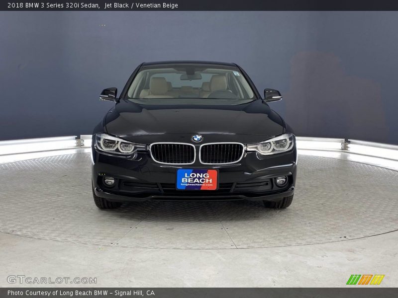 Jet Black / Venetian Beige 2018 BMW 3 Series 320i Sedan