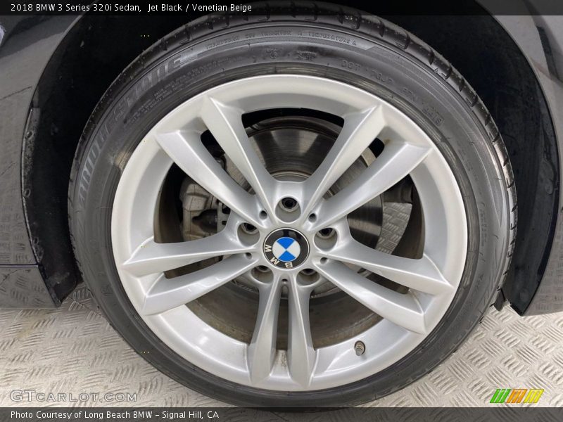 Jet Black / Venetian Beige 2018 BMW 3 Series 320i Sedan