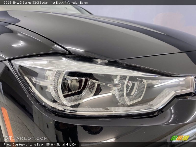 Jet Black / Venetian Beige 2018 BMW 3 Series 320i Sedan