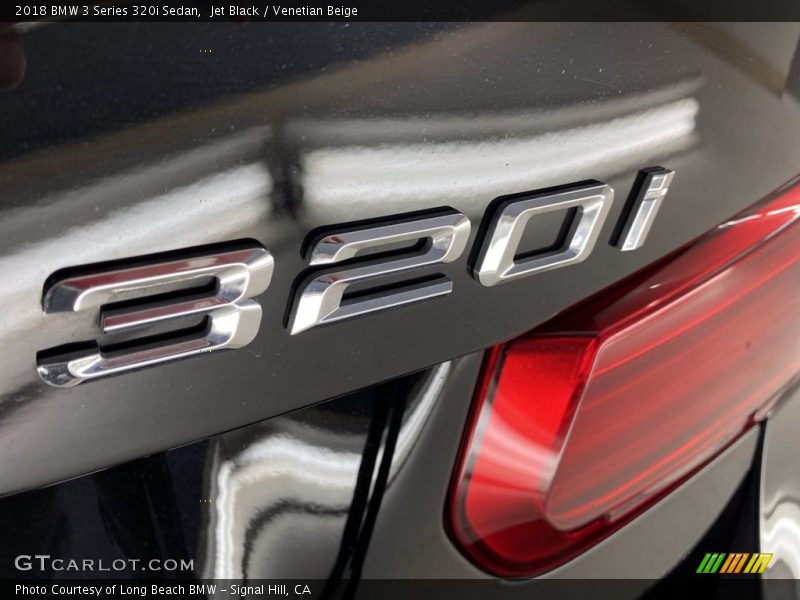 Jet Black / Venetian Beige 2018 BMW 3 Series 320i Sedan