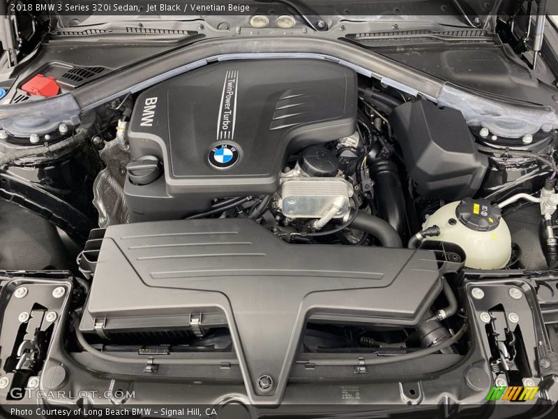 Jet Black / Venetian Beige 2018 BMW 3 Series 320i Sedan