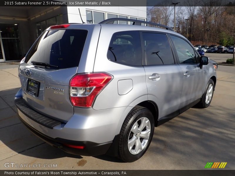 Ice Silver Metallic / Black 2015 Subaru Forester 2.5i Premium