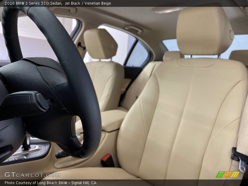 Jet Black / Venetian Beige 2018 BMW 3 Series 320i Sedan