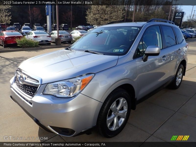 Ice Silver Metallic / Black 2015 Subaru Forester 2.5i Premium