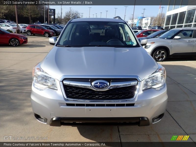 Ice Silver Metallic / Black 2015 Subaru Forester 2.5i Premium