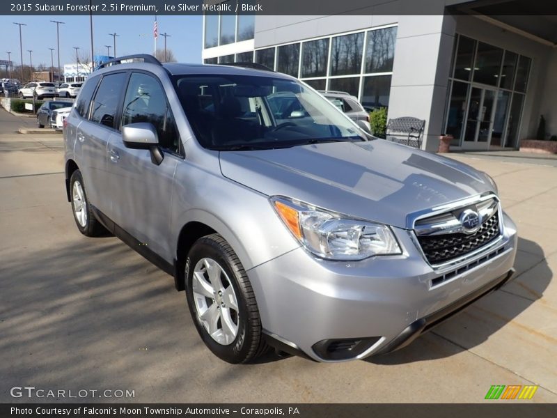 Ice Silver Metallic / Black 2015 Subaru Forester 2.5i Premium
