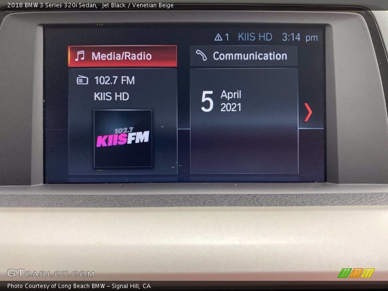 Jet Black / Venetian Beige 2018 BMW 3 Series 320i Sedan