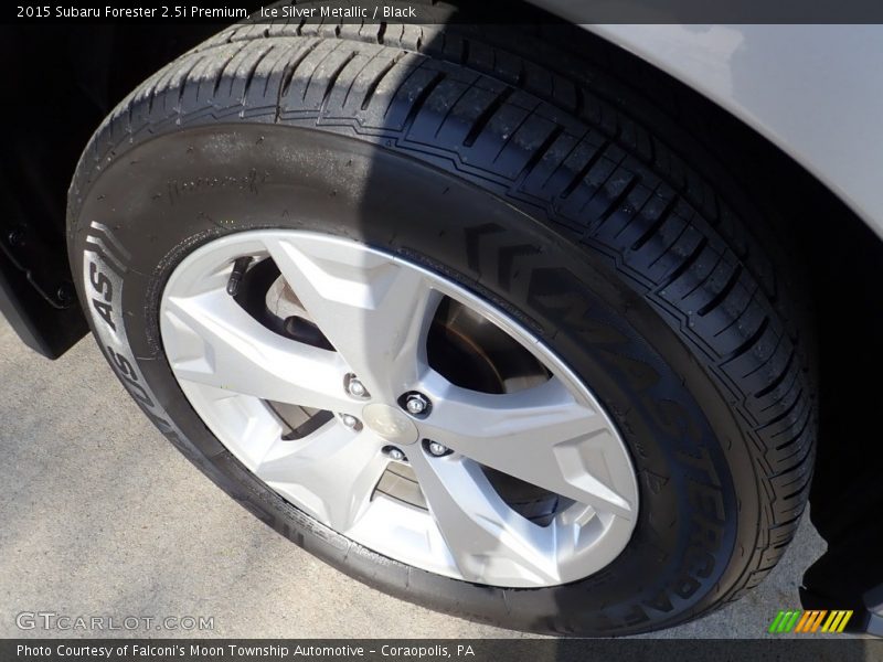 Ice Silver Metallic / Black 2015 Subaru Forester 2.5i Premium