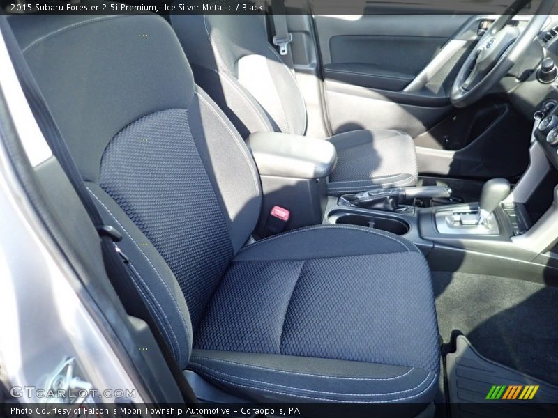 Ice Silver Metallic / Black 2015 Subaru Forester 2.5i Premium