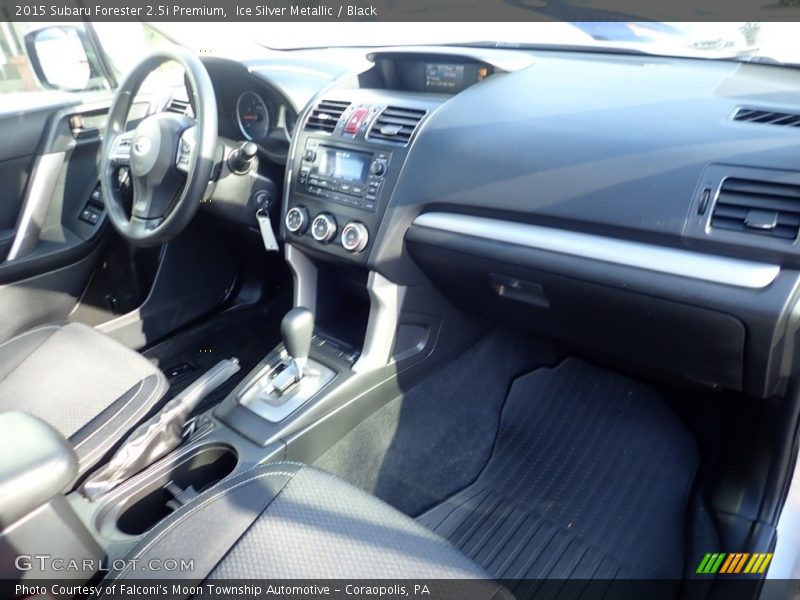 Ice Silver Metallic / Black 2015 Subaru Forester 2.5i Premium