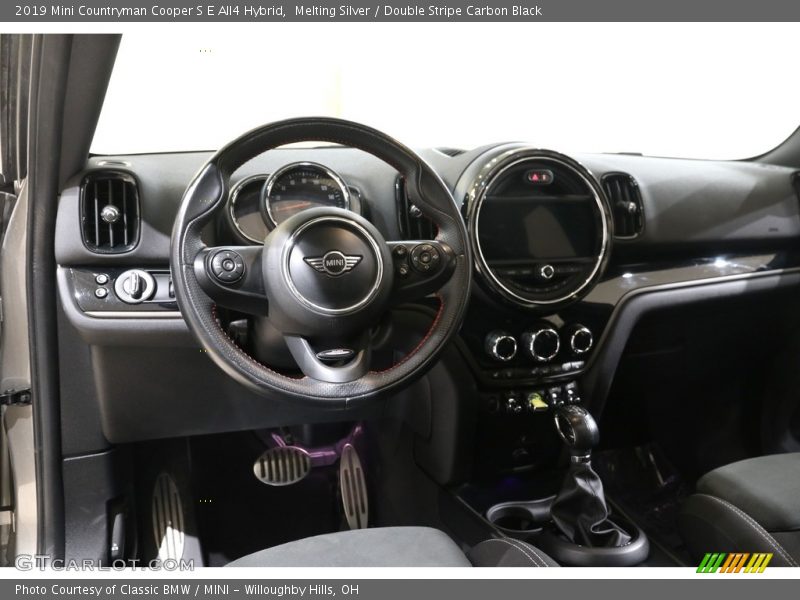 Melting Silver / Double Stripe Carbon Black 2019 Mini Countryman Cooper S E All4 Hybrid