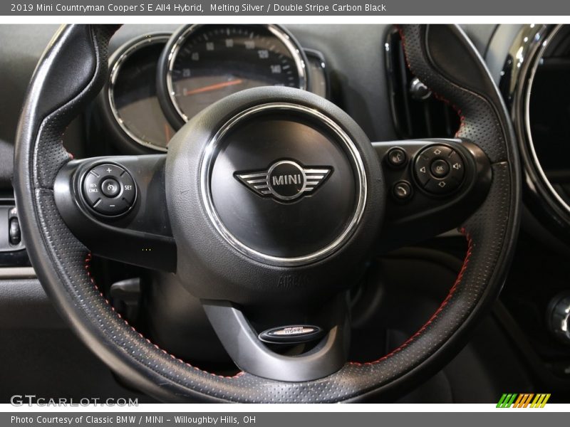 Melting Silver / Double Stripe Carbon Black 2019 Mini Countryman Cooper S E All4 Hybrid