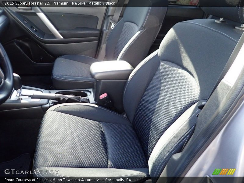 Ice Silver Metallic / Black 2015 Subaru Forester 2.5i Premium