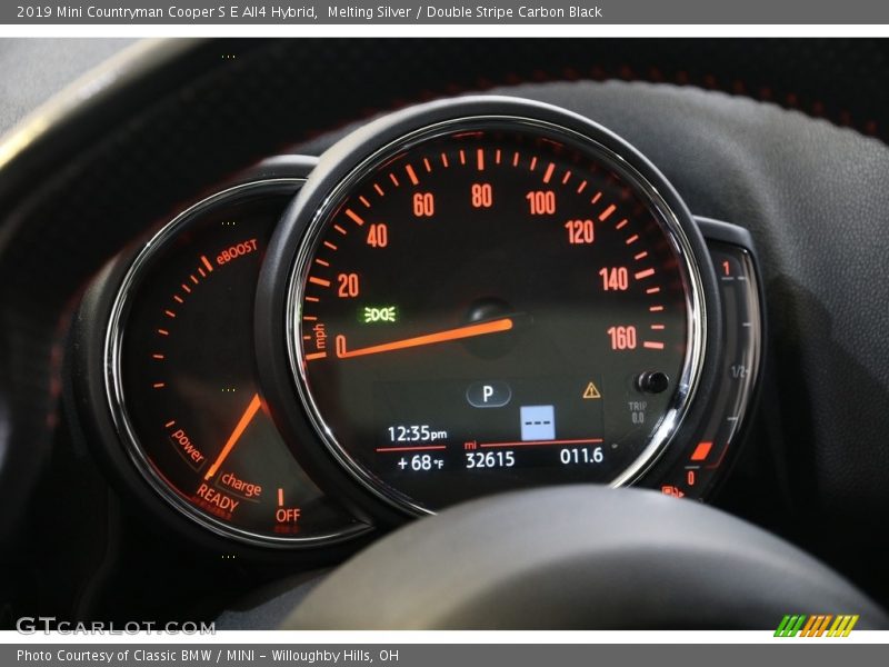 Melting Silver / Double Stripe Carbon Black 2019 Mini Countryman Cooper S E All4 Hybrid