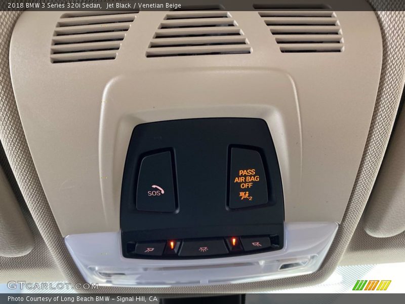 Jet Black / Venetian Beige 2018 BMW 3 Series 320i Sedan