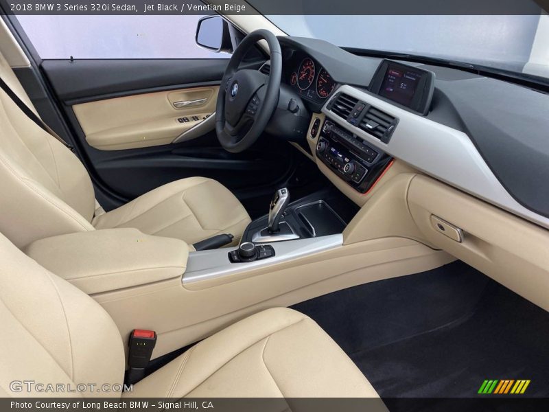 Jet Black / Venetian Beige 2018 BMW 3 Series 320i Sedan