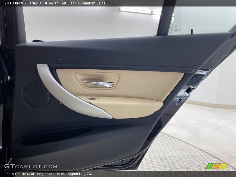 Jet Black / Venetian Beige 2018 BMW 3 Series 320i Sedan