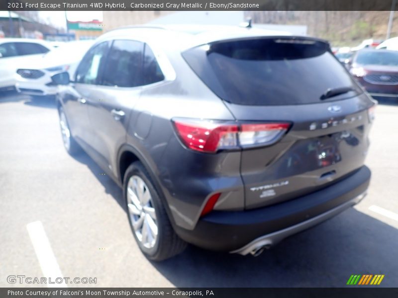 Carbonized Gray Metallic / Ebony/Sandstone 2021 Ford Escape Titanium 4WD Hybrid