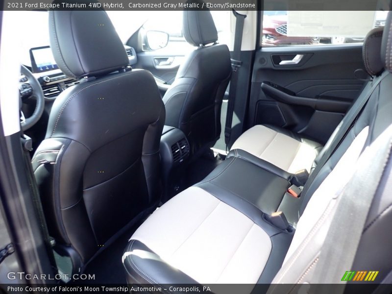 Carbonized Gray Metallic / Ebony/Sandstone 2021 Ford Escape Titanium 4WD Hybrid
