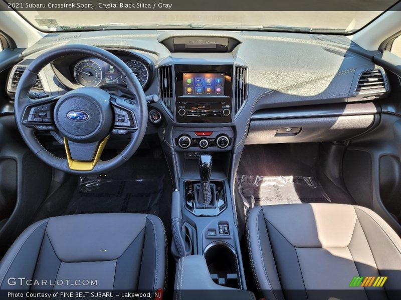 Crystal Black Silica / Gray 2021 Subaru Crosstrek Sport