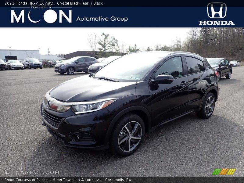 Crystal Black Pearl / Black 2021 Honda HR-V EX AWD