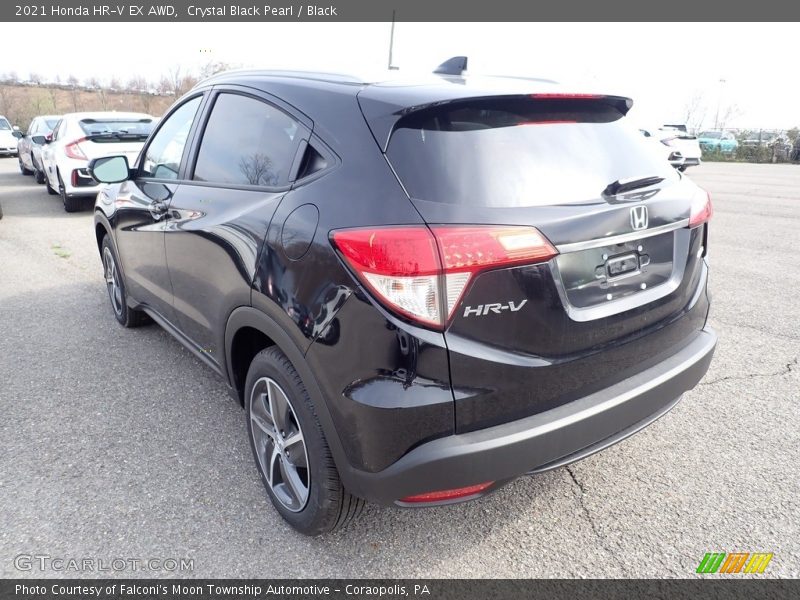 Crystal Black Pearl / Black 2021 Honda HR-V EX AWD
