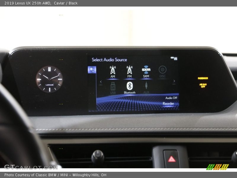 Caviar / Black 2019 Lexus UX 250h AWD