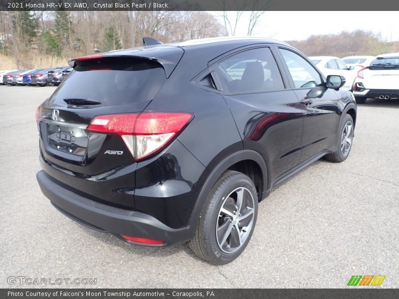 Crystal Black Pearl / Black 2021 Honda HR-V EX AWD