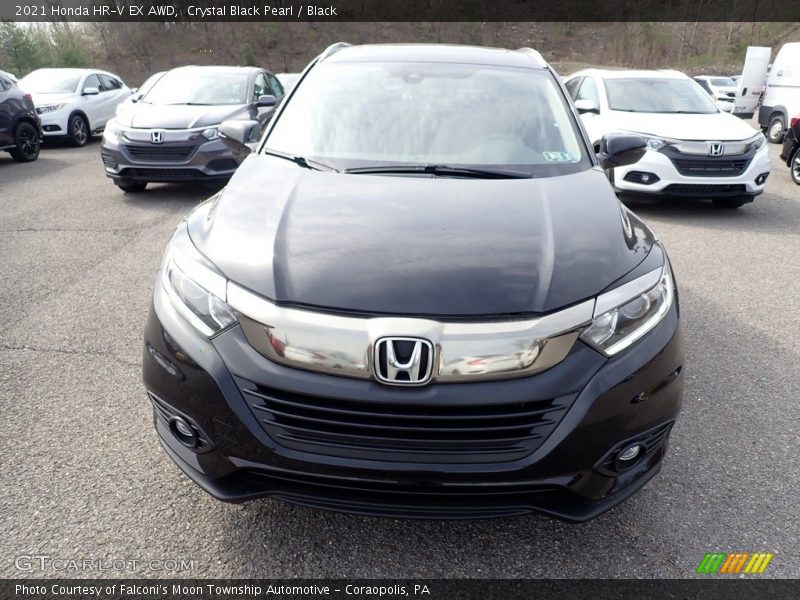Crystal Black Pearl / Black 2021 Honda HR-V EX AWD