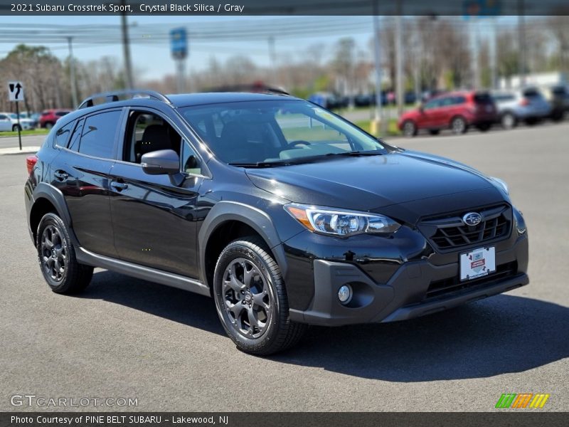 Crystal Black Silica / Gray 2021 Subaru Crosstrek Sport