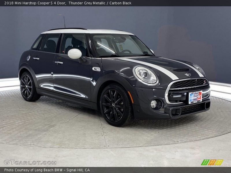 Thunder Grey Metallic / Carbon Black 2018 Mini Hardtop Cooper S 4 Door