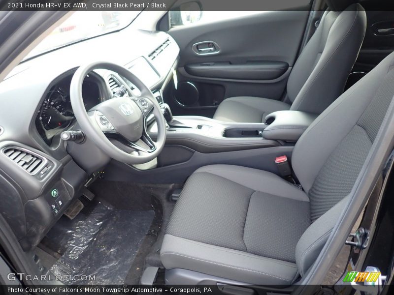Crystal Black Pearl / Black 2021 Honda HR-V EX AWD