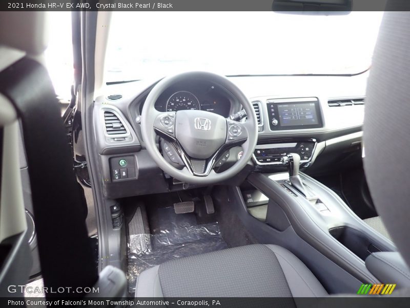 Crystal Black Pearl / Black 2021 Honda HR-V EX AWD